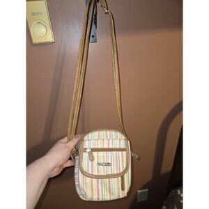 MultiSac Striped Colorful Women's Crossbody Bag Adjustable Strap